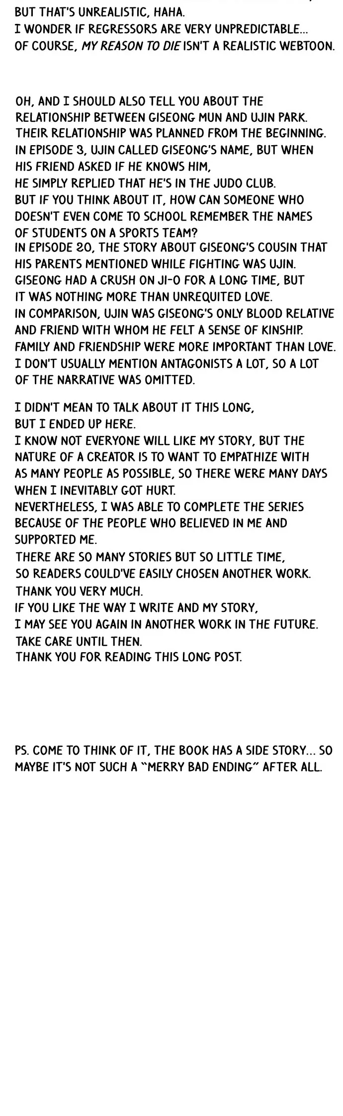 What I Decided to Die For Chapter 101 page 3