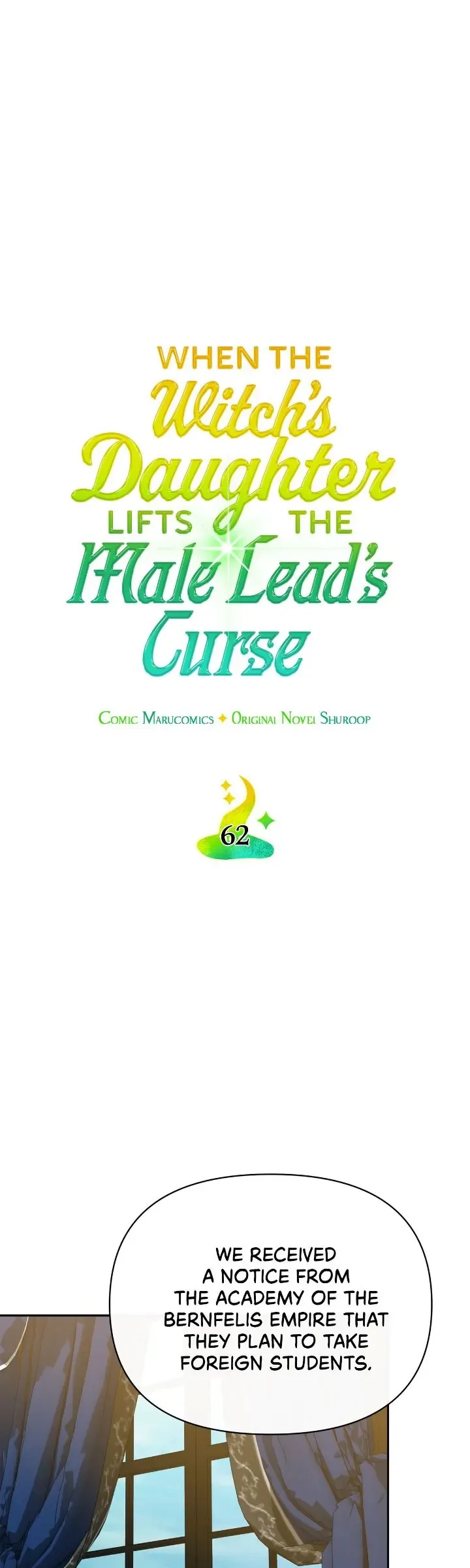 When the Witch’s Daughter Lifts the Male Lead’s Curse Chapter 62 page 6