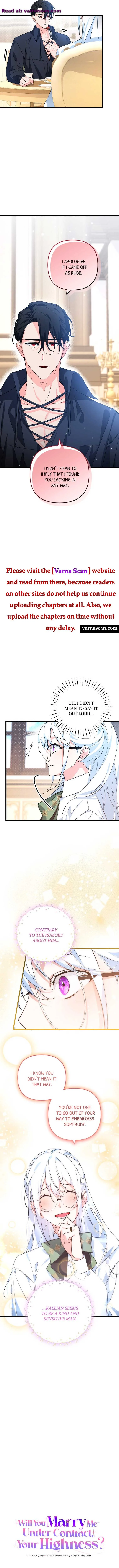 Will You Marry Me Under Contract, Your Highness? Chapter 9 page 4