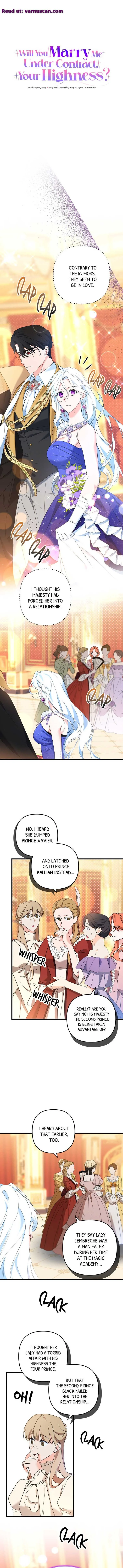 Will You Marry Me Under Contract, Your Highness? Chapter 12 page 3