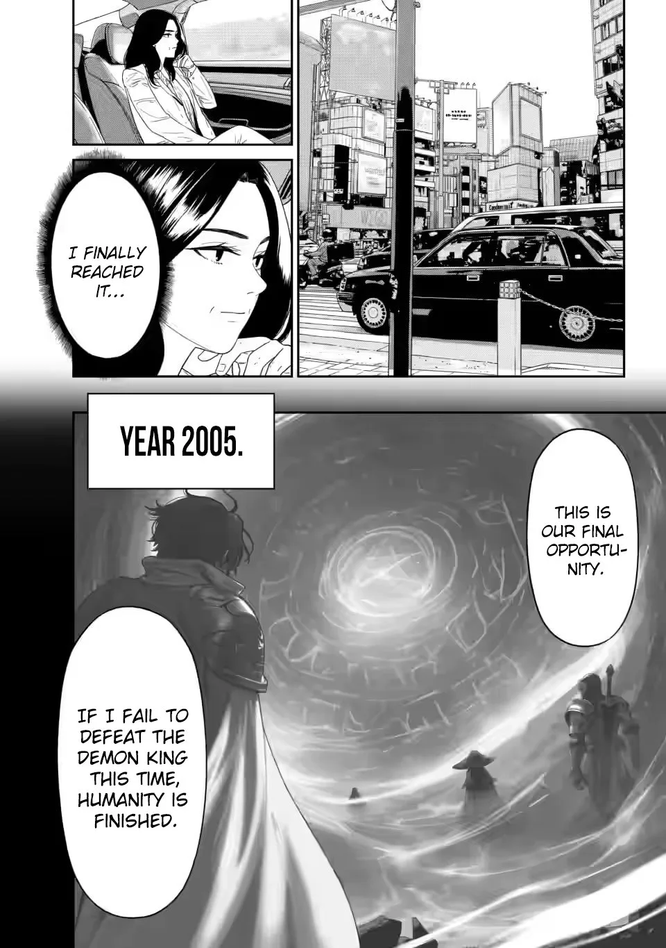 Dungeon de Tatakaitsuzukete 20-nen no Doutei Yuusha, Chijou ni Modottara Danjoubi 1:1000 no Sekai Datta Chapter 1.2 page 7