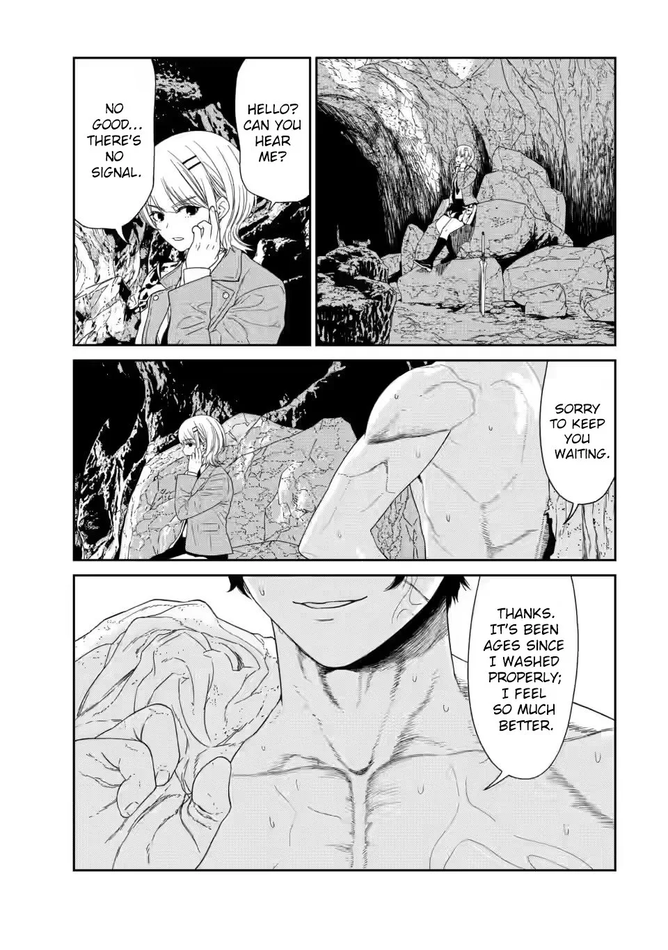 Dungeon de Tatakaitsuzukete 20-nen no Doutei Yuusha, Chijou ni Modottara Danjoubi 1:1000 no Sekai Datta Chapter 1.2 page 11