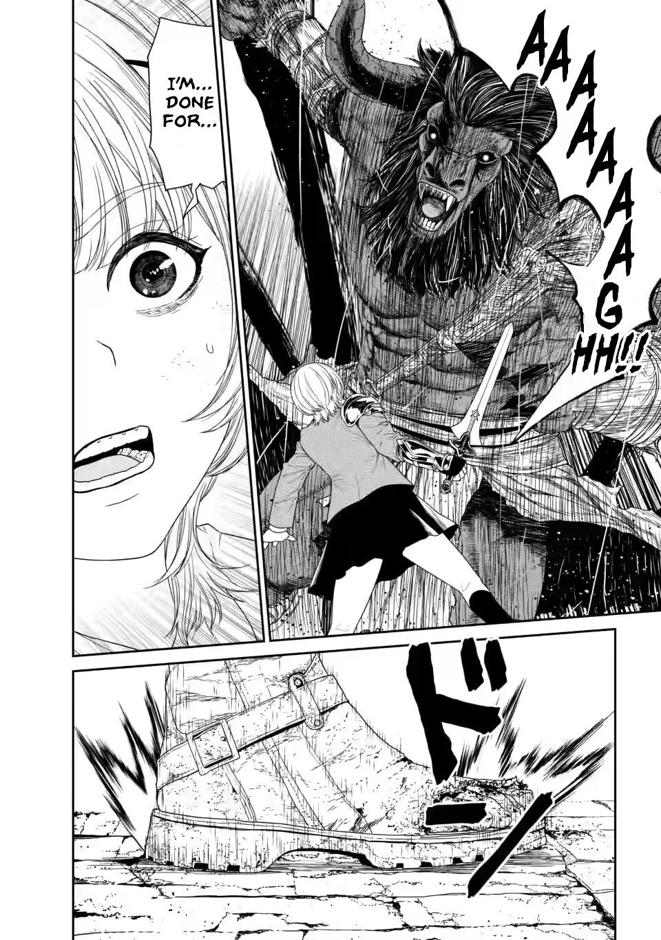 Dungeon de Tatakaitsuzukete 20-nen no Doutei Yuusha, Chijou ni Modottara Danjoubi 1:1000 no Sekai Datta Chapter 1 page 8