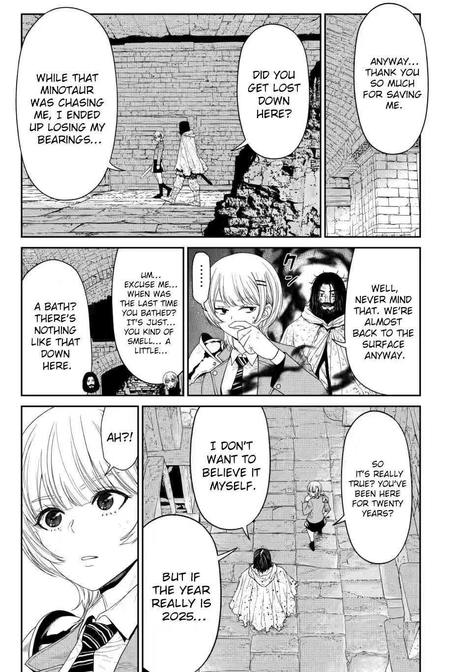 Dungeon de Tatakaitsuzukete 20-nen no Doutei Yuusha, Chijou ni Modottara Danjoubi 1:1000 no Sekai Datta Chapter 1.2 page 4