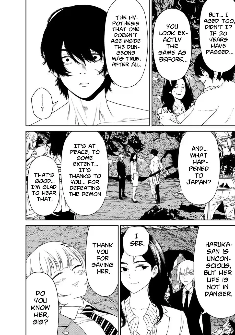 Dungeon de Tatakaitsuzukete 20-nen no Doutei Yuusha, Chijou ni Modottara Danjoubi 1:1000 no Sekai Datta Chapter 1 page 41