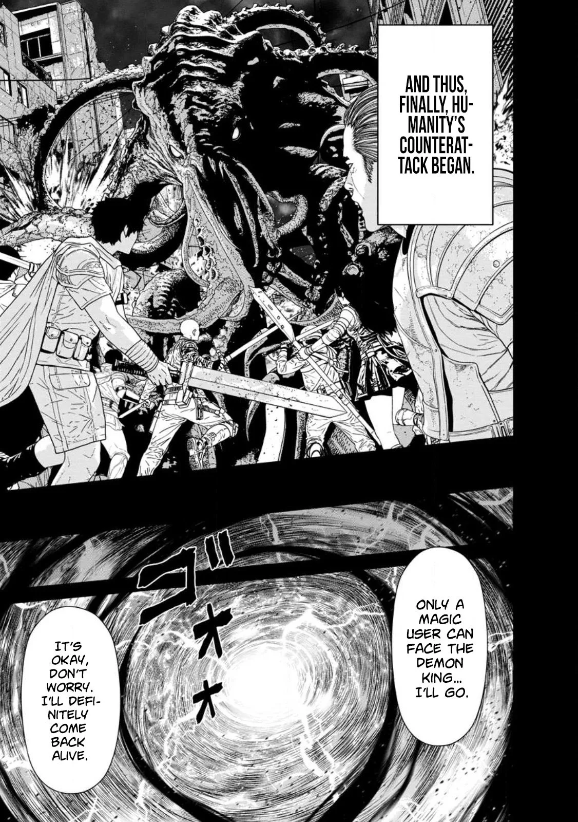 Dungeon de Tatakaitsuzukete 20-nen no Doutei Yuusha, Chijou ni Modottara Danjoubi 1:1000 no Sekai Datta Chapter 2 page 8