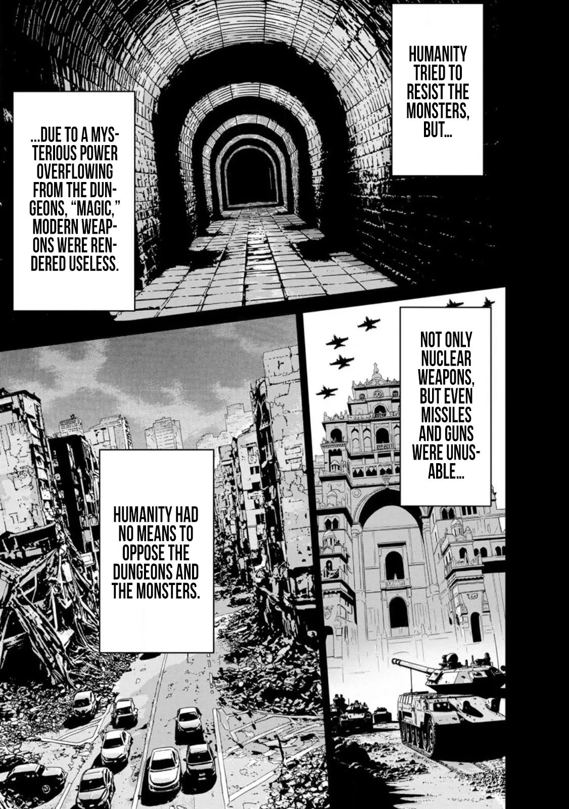 Dungeon de Tatakaitsuzukete 20-nen no Doutei Yuusha, Chijou ni Modottara Danjoubi 1:1000 no Sekai Datta Chapter 2 page 6