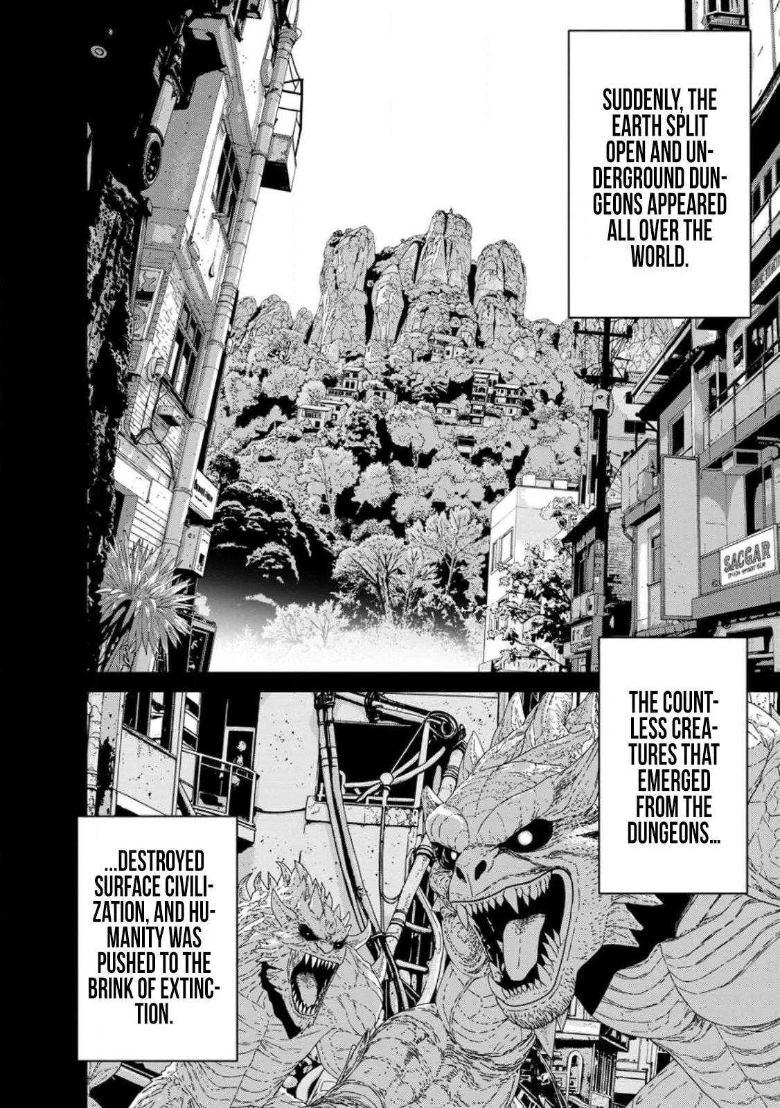 Dungeon de Tatakaitsuzukete 20-nen no Doutei Yuusha, Chijou ni Modottara Danjoubi 1:1000 no Sekai Datta Chapter 2 page 5