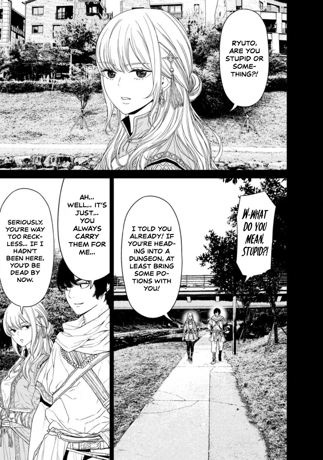 Dungeon de Tatakaitsuzukete 20-nen no Doutei Yuusha, Chijou ni Modottara Danjoubi 1:1000 no Sekai Datta Chapter 2.1 page 1