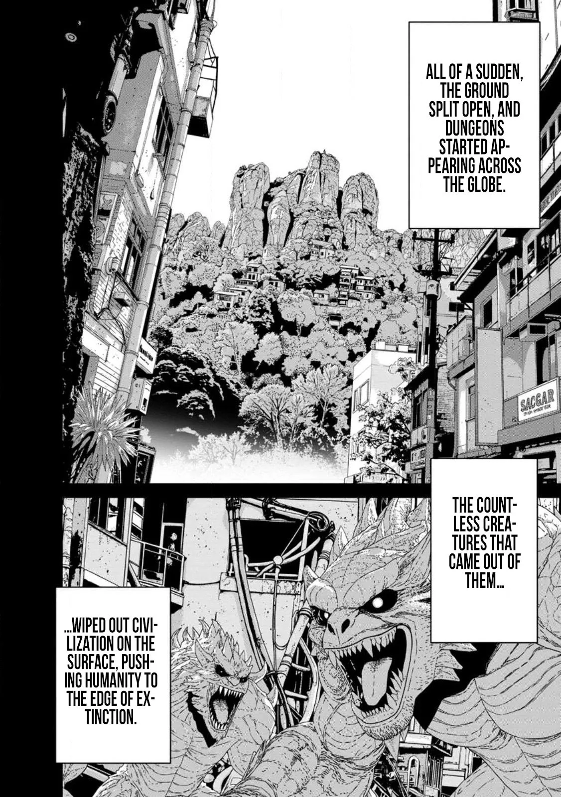 Dungeon de Tatakaitsuzukete 20-nen no Doutei Yuusha, Chijou ni Modottara Danjoubi 1:1000 no Sekai Datta Chapter 2.1 page 6