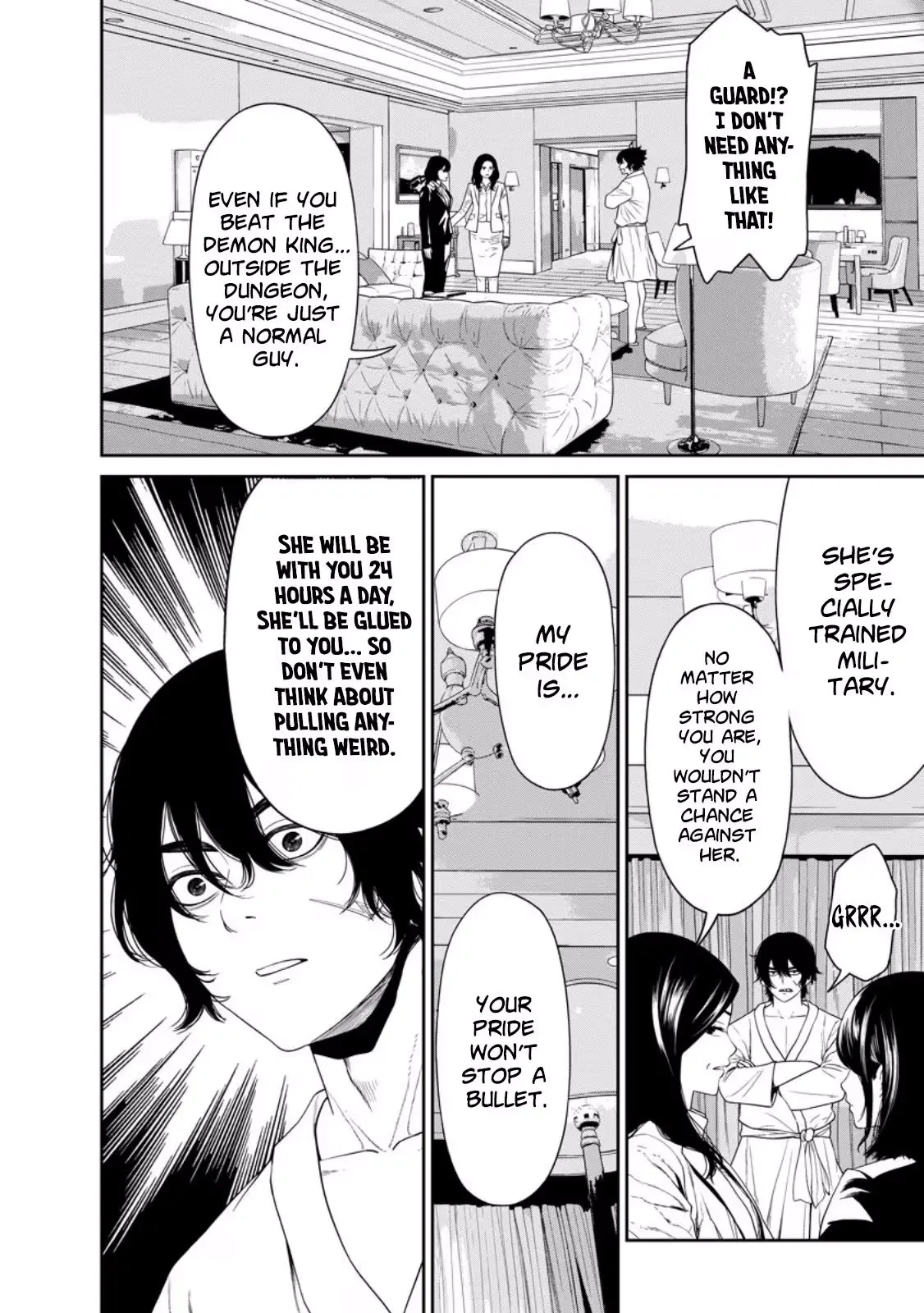 Dungeon de Tatakaitsuzukete 20-nen no Doutei Yuusha, Chijou ni Modottara Danjoubi 1:1000 no Sekai Datta Chapter 3 page 5