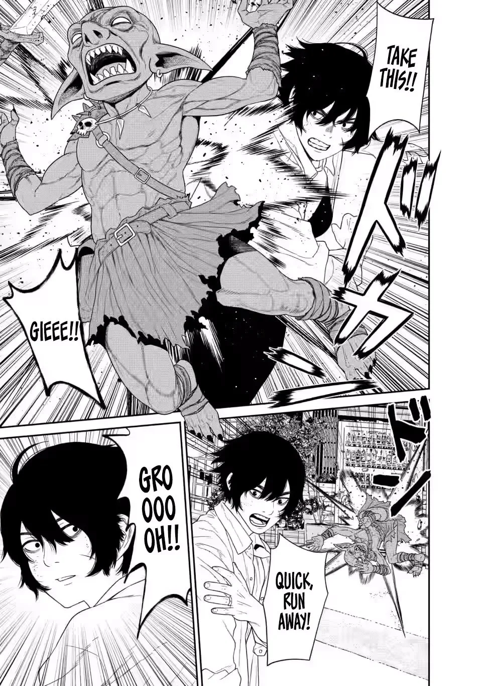 Dungeon de Tatakaitsuzukete 20-nen no Doutei Yuusha, Chijou ni Modottara Danjoubi 1:1000 no Sekai Datta Chapter 3 page 26