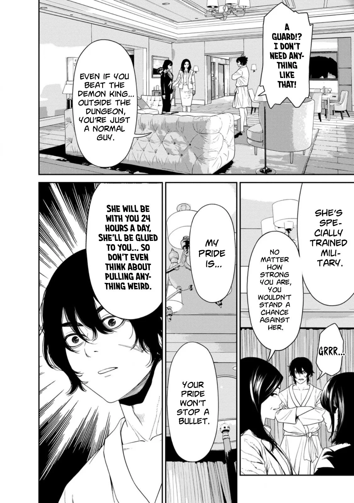 Dungeon de Tatakaitsuzukete 20-nen no Doutei Yuusha, Chijou ni Modottara Danjoubi 1:1000 no Sekai Datta Chapter 3.1 page 5