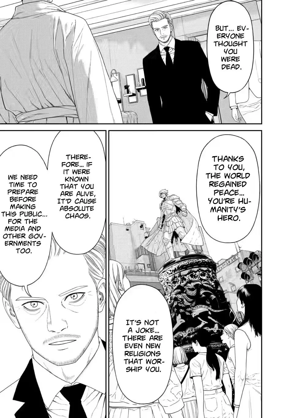 Dungeon de Tatakaitsuzukete 20-nen no Doutei Yuusha, Chijou ni Modottara Danjoubi 1:1000 no Sekai Datta Chapter 3.2 page 3