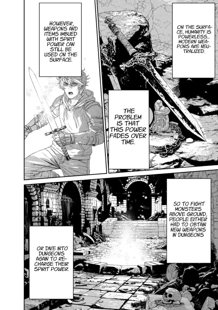 Dungeon de Tatakaitsuzukete 20-nen no Doutei Yuusha, Chijou ni Modottara Danjoubi 1:1000 no Sekai Datta Chapter 4.1 page 3