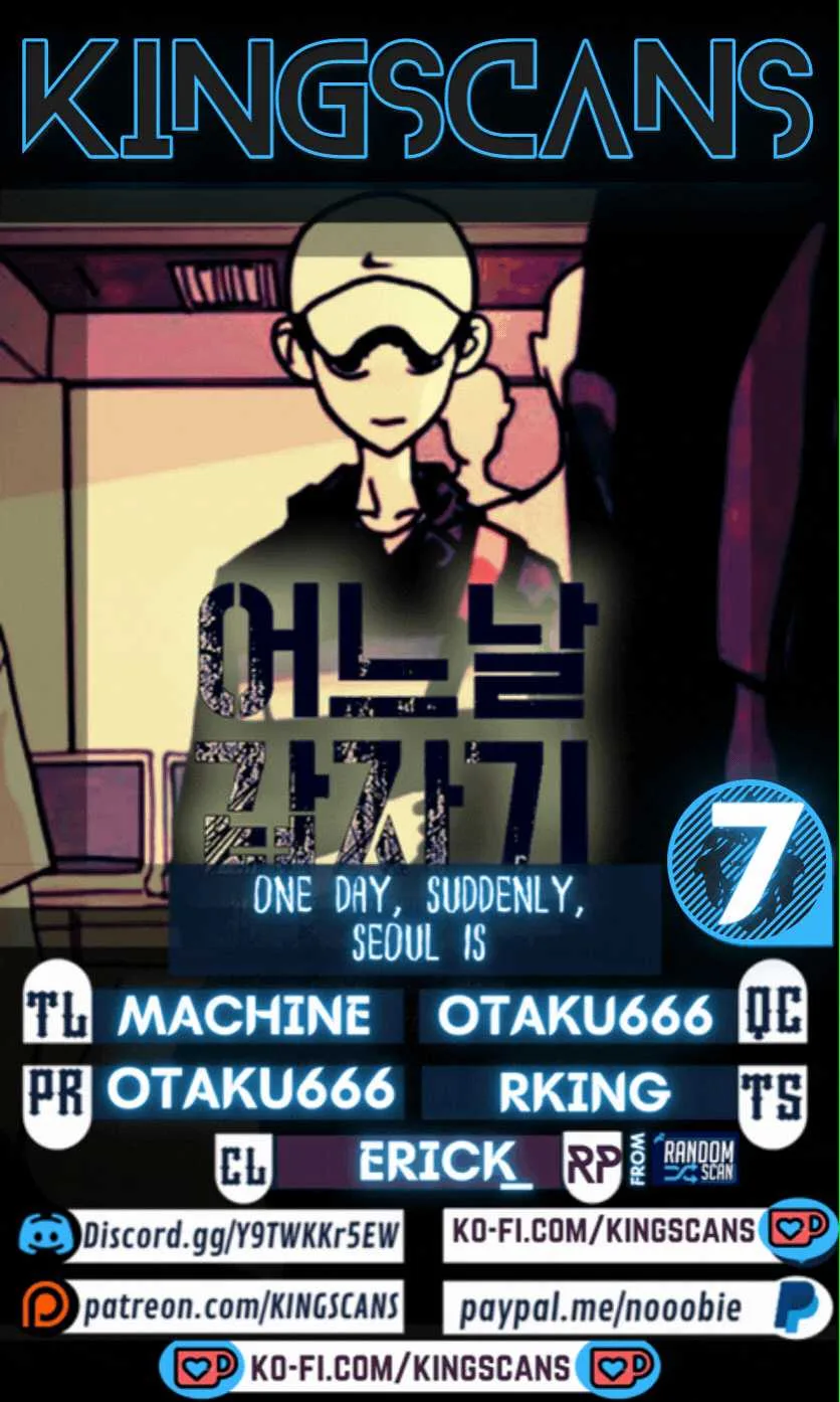 One Day, Suddenly, Seoul Is Chapter 7 page 1