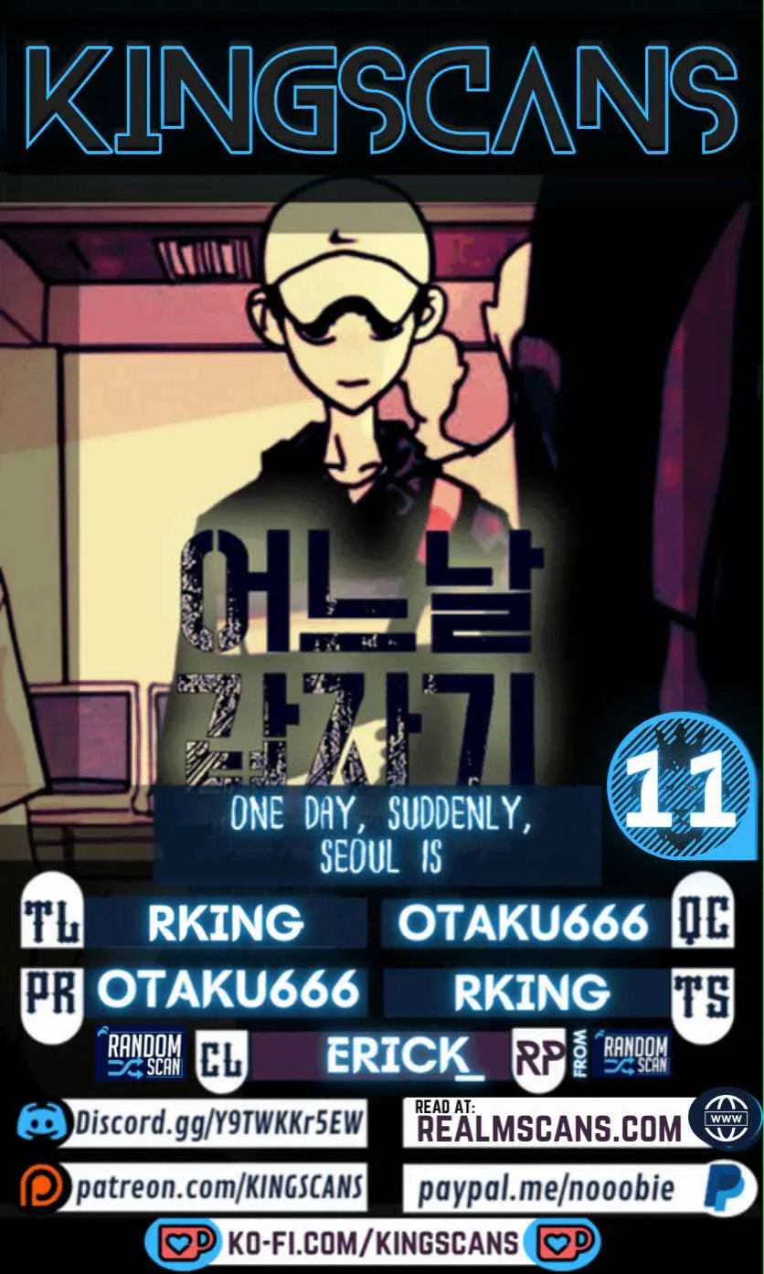 One Day, Suddenly, Seoul Is Chapter 11 page 1