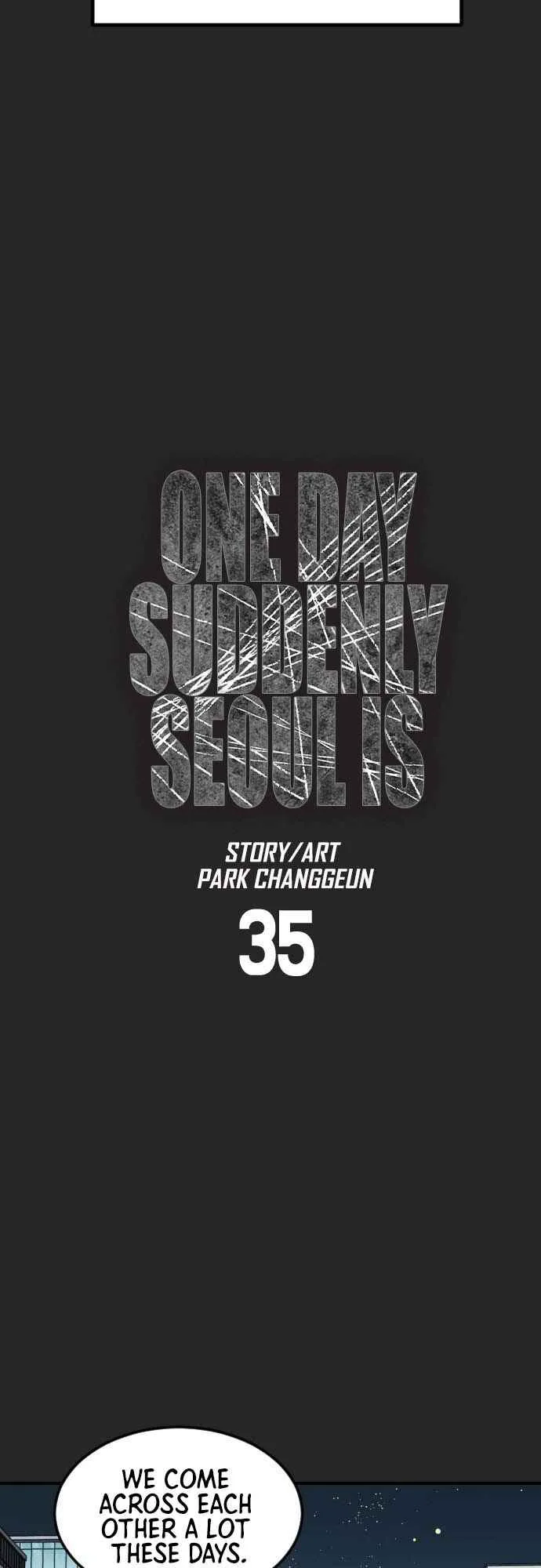 One Day, Suddenly, Seoul Is Chapter 35 page 11