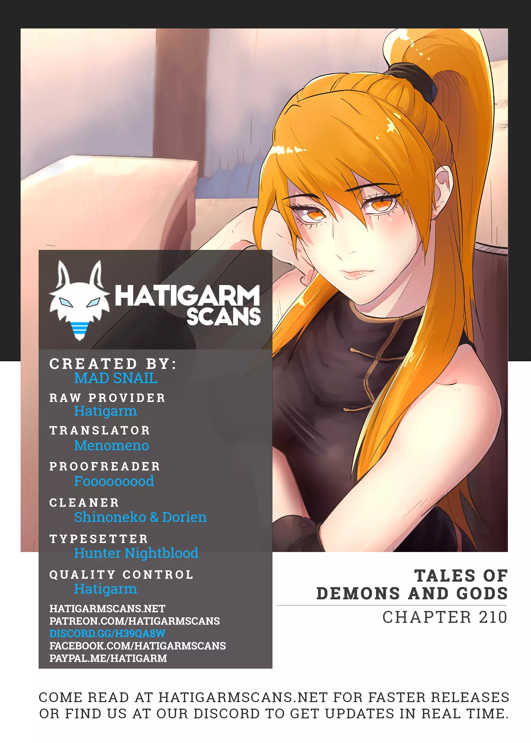 Tales of Demons and Gods Chapter 210 page 1