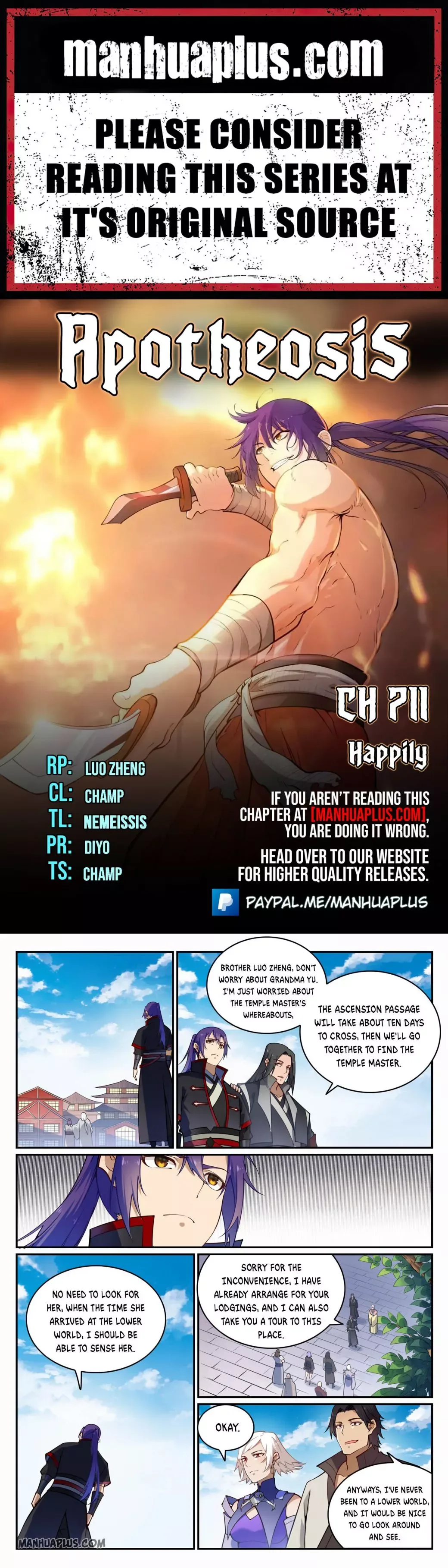 Apotheosis Chapter 711 page 1