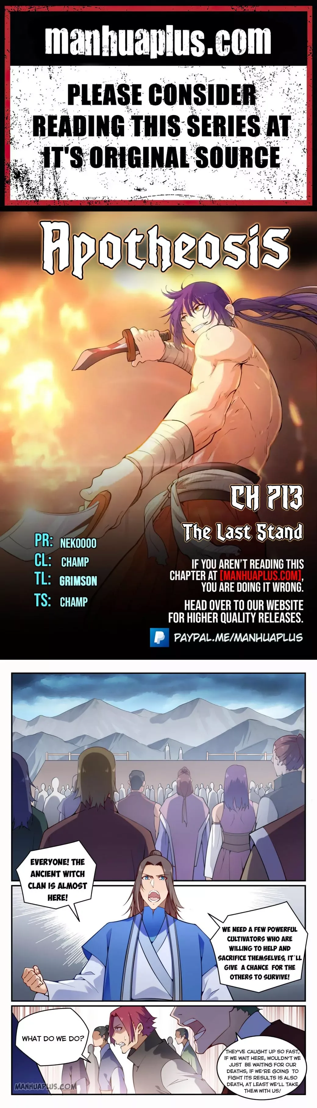 Apotheosis Chapter 713 page 1