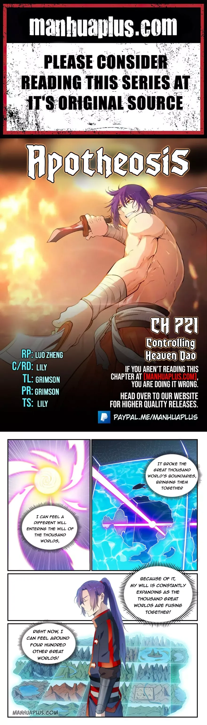 Apotheosis Chapter 721 page 1
