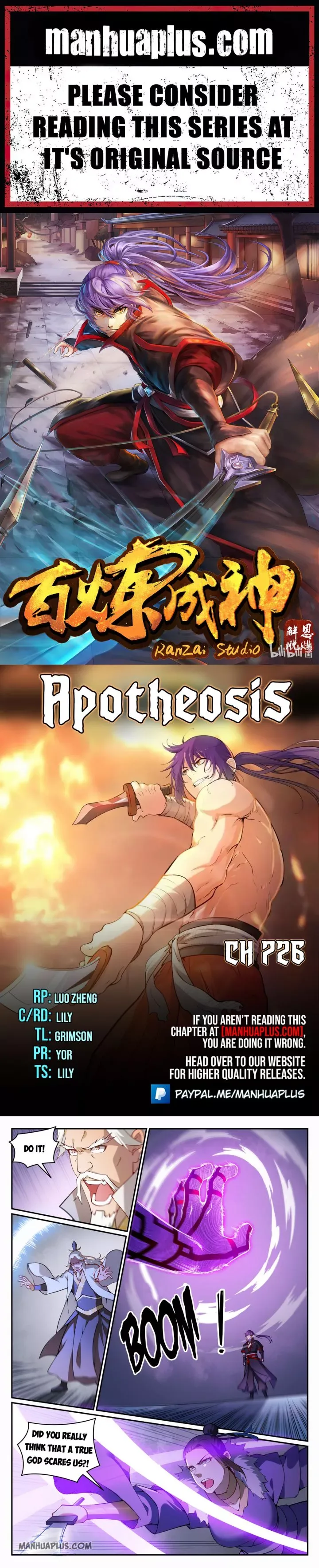 Apotheosis Chapter 726 page 1