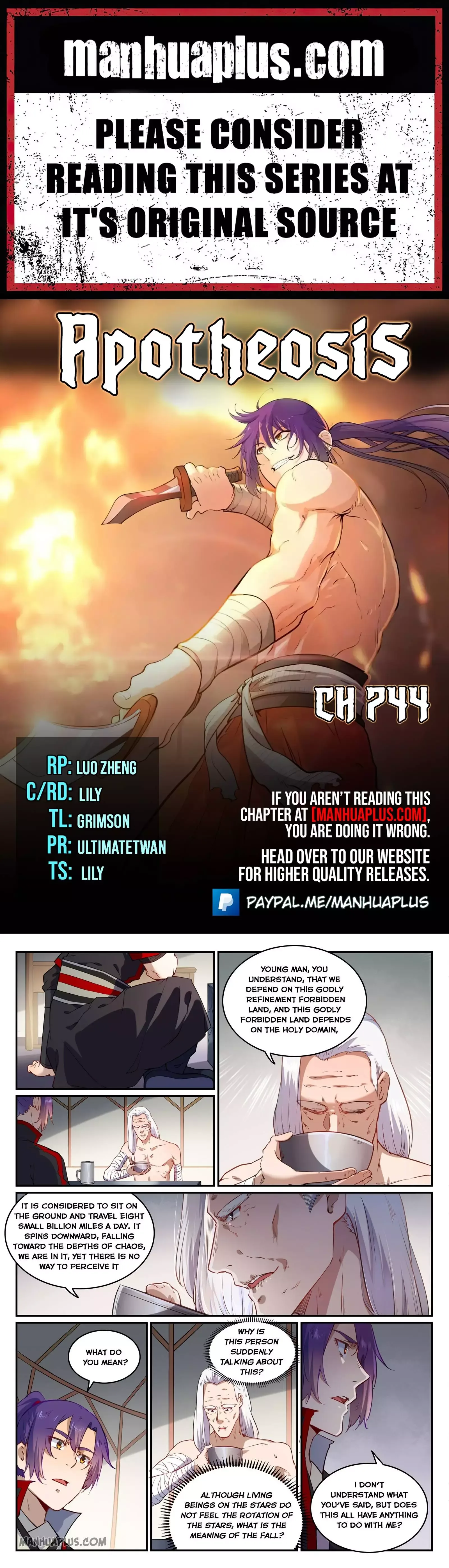 Apotheosis Chapter 744 page 1