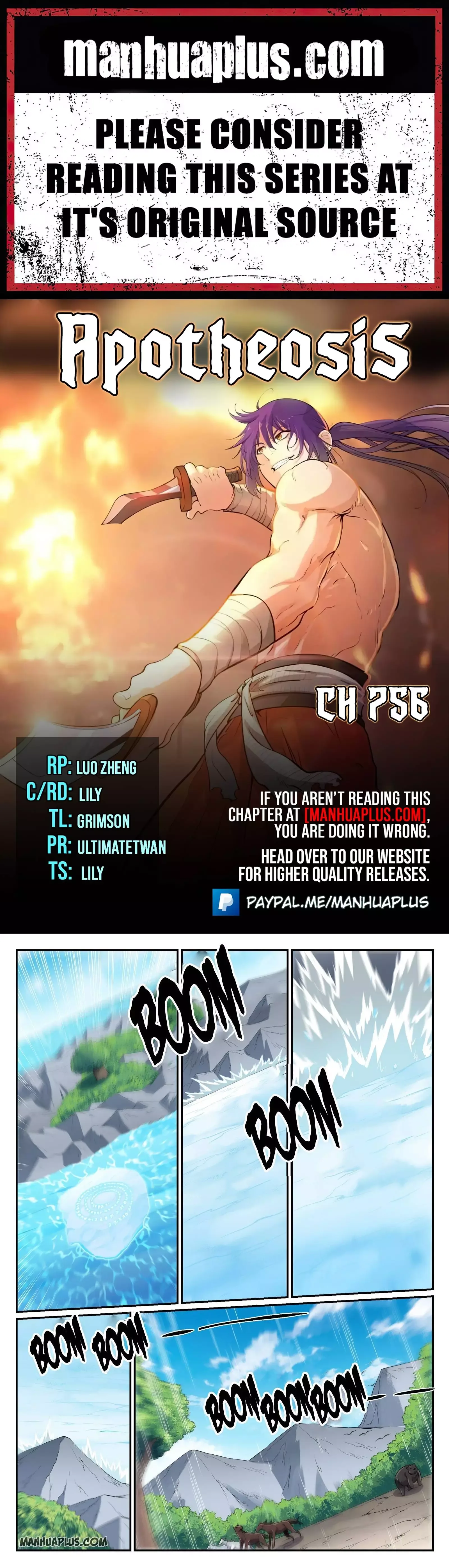 Apotheosis Chapter 756 page 1