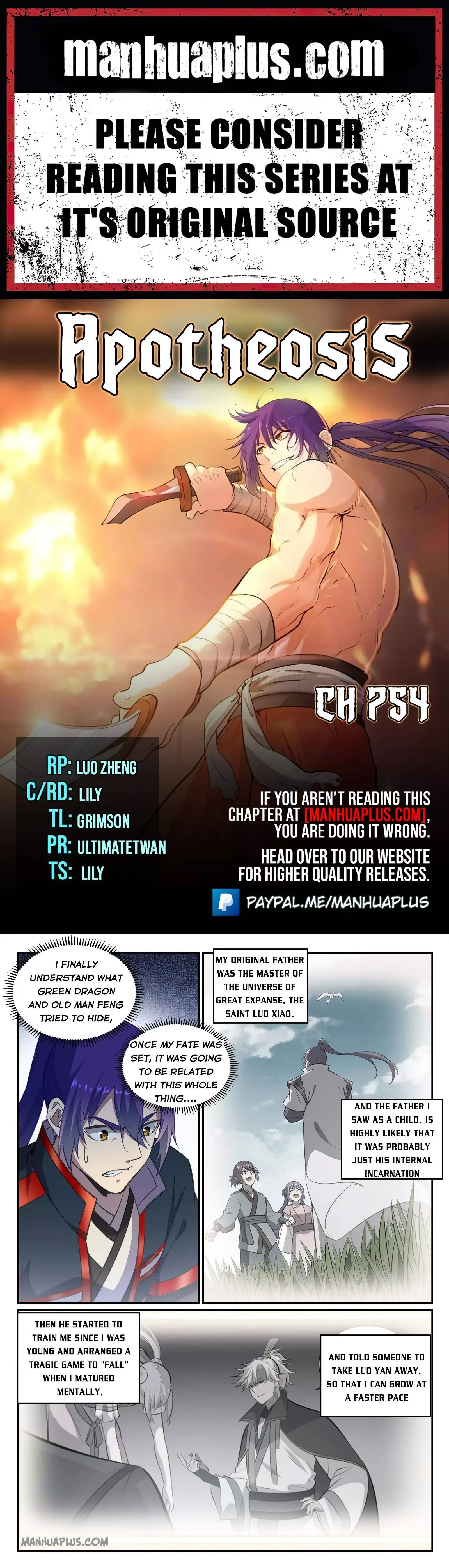 Apotheosis Chapter 754 page 1