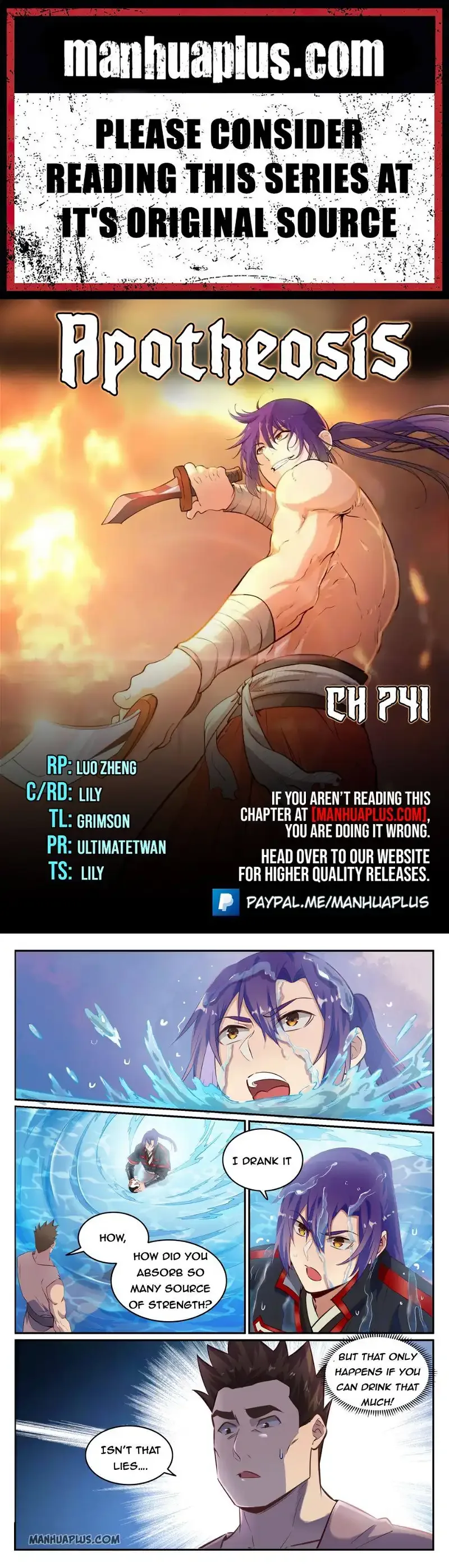 Apotheosis Chapter 741 page 1
