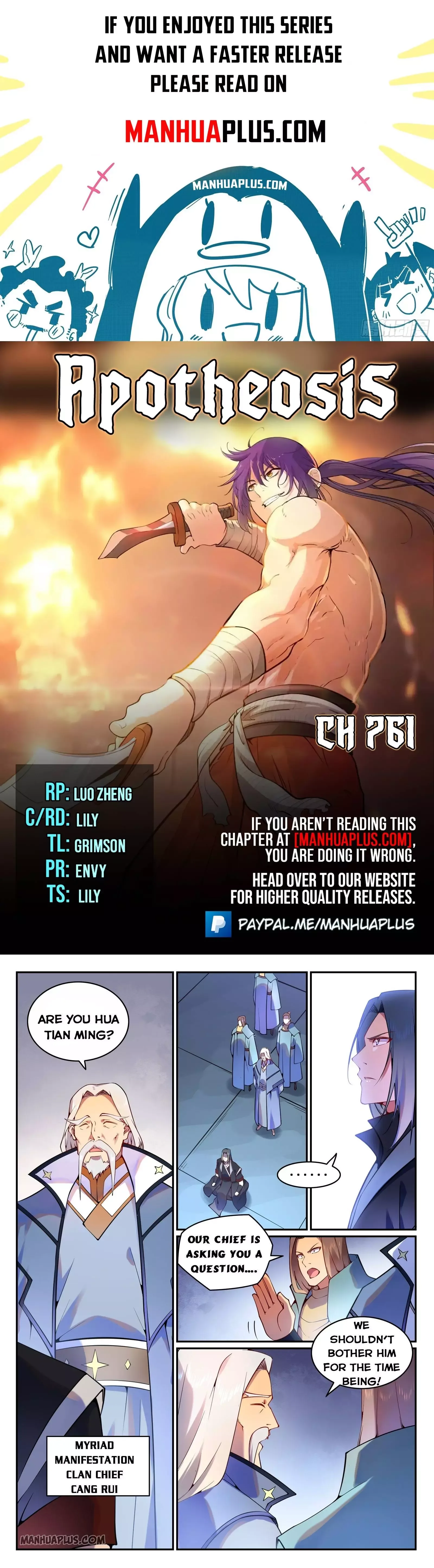 Apotheosis Chapter 761 page 1