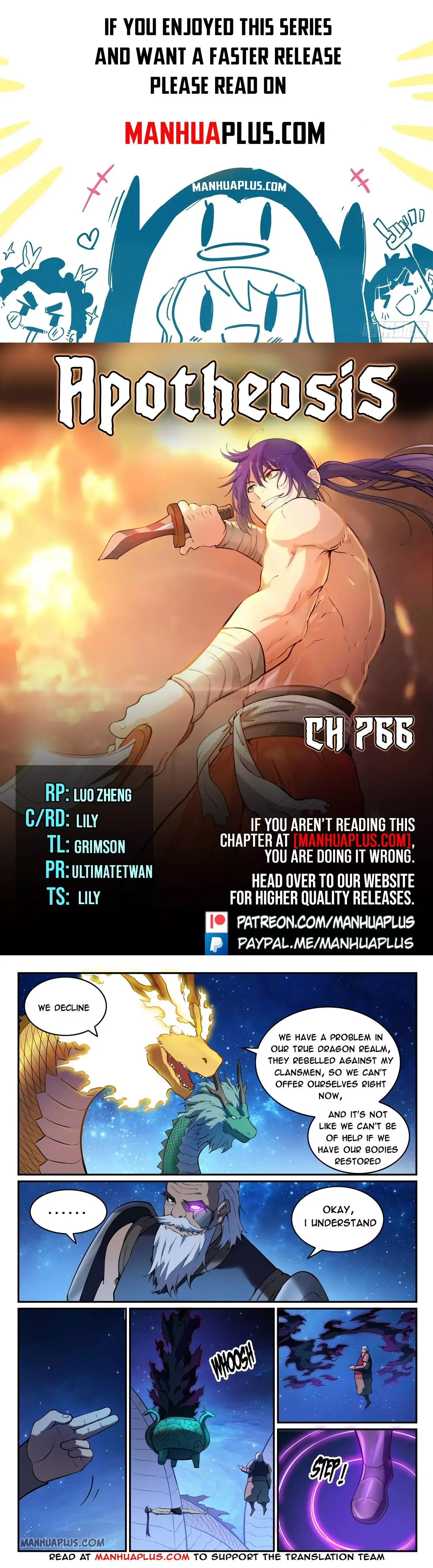 Apotheosis Chapter 766 page 1