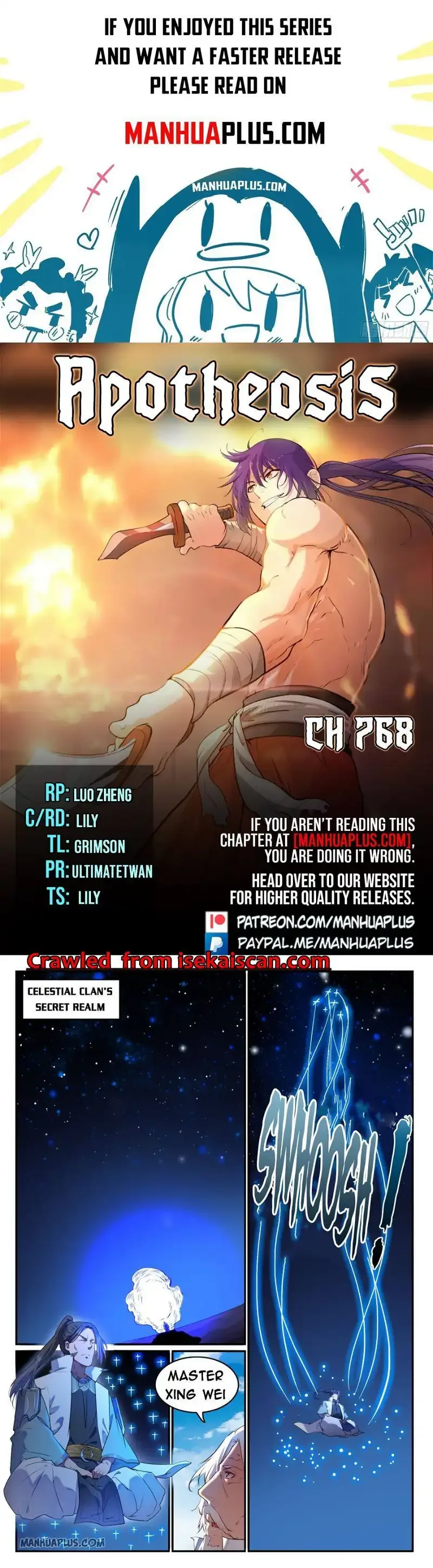 Apotheosis Chapter 768 page 1