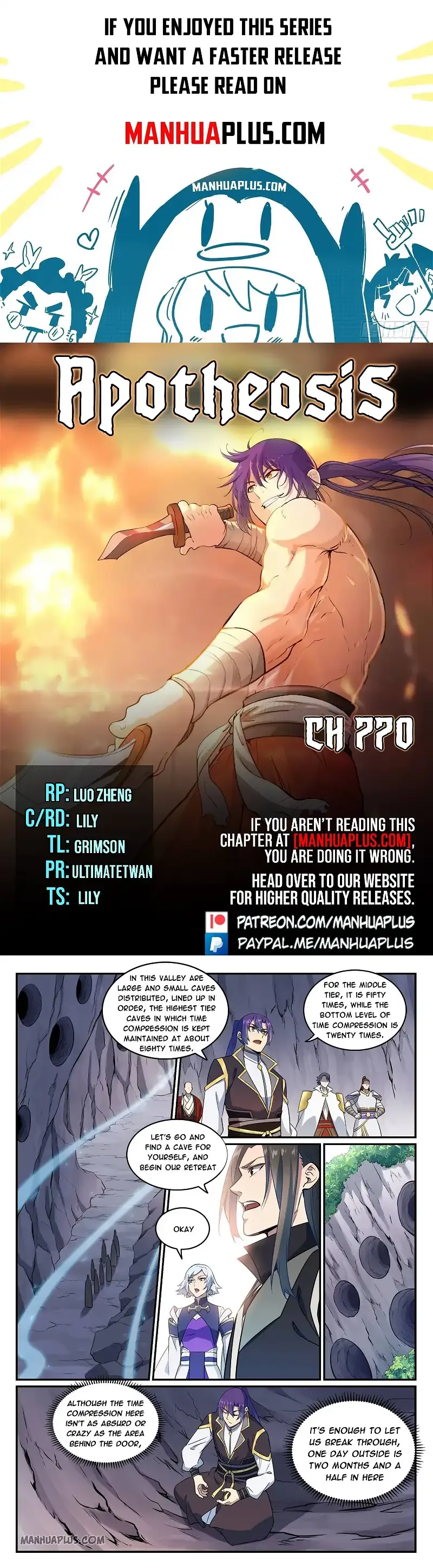 Apotheosis Chapter 770 page 1
