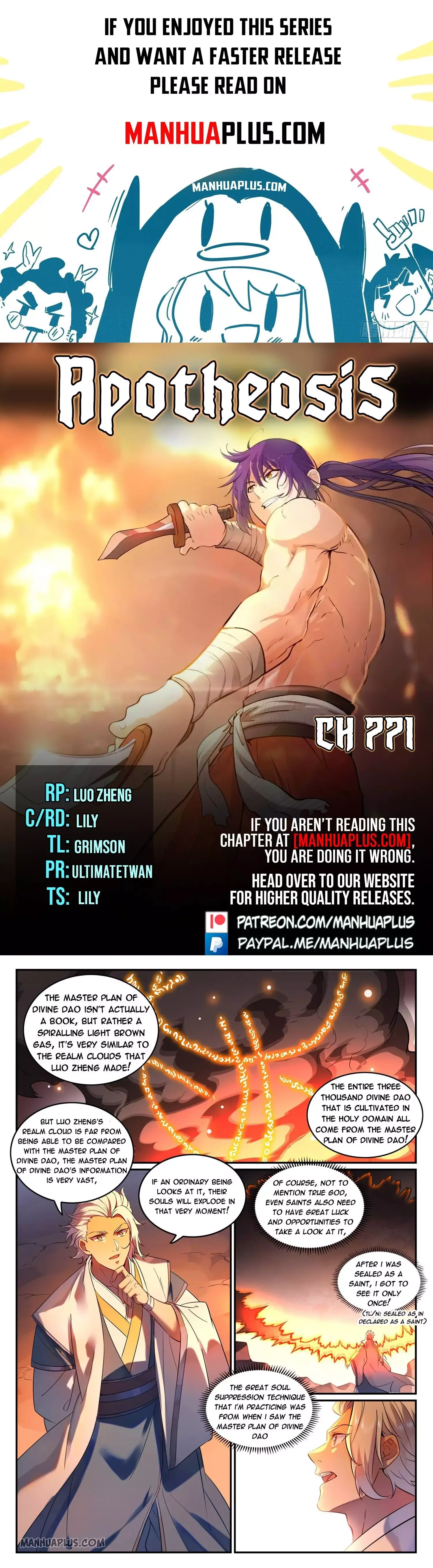 Apotheosis Chapter 771 page 1