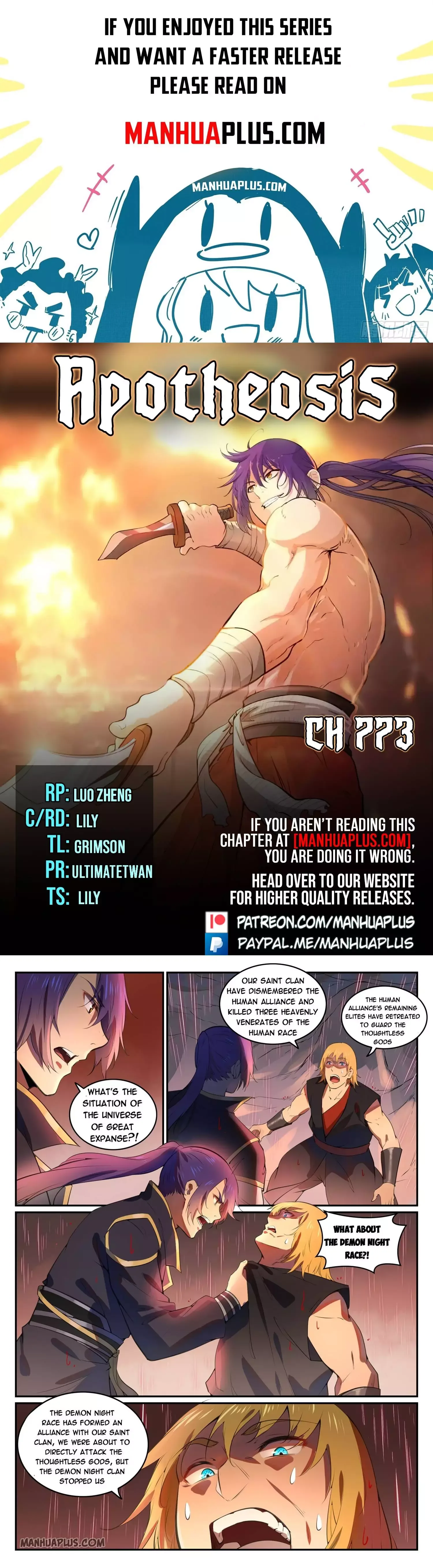 Apotheosis Chapter 773 page 1