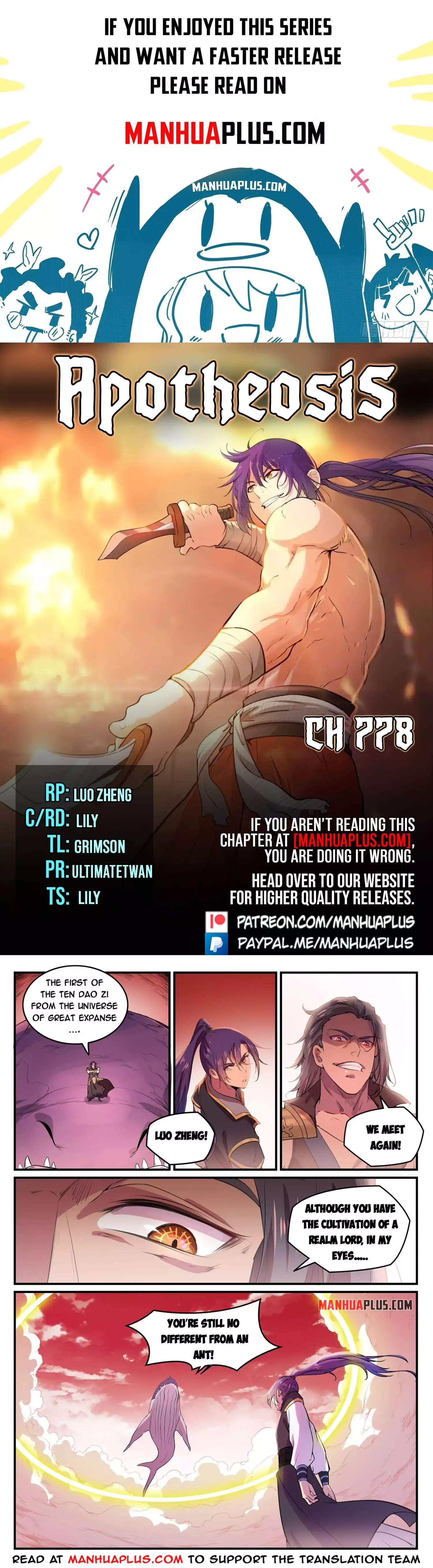 Apotheosis Chapter 778 page 1