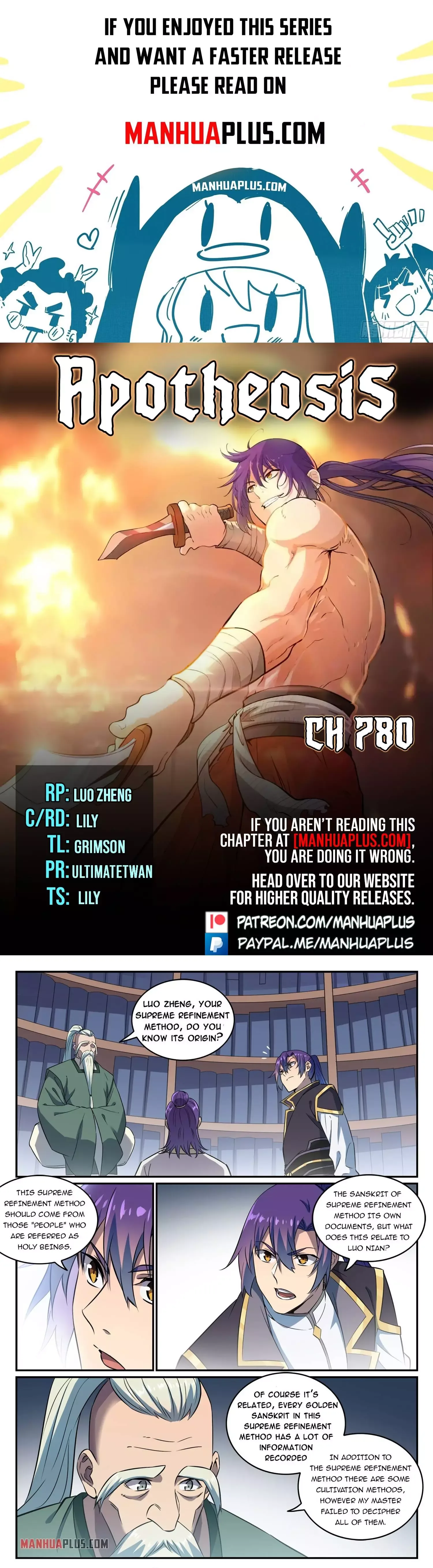 Apotheosis Chapter 780 page 1