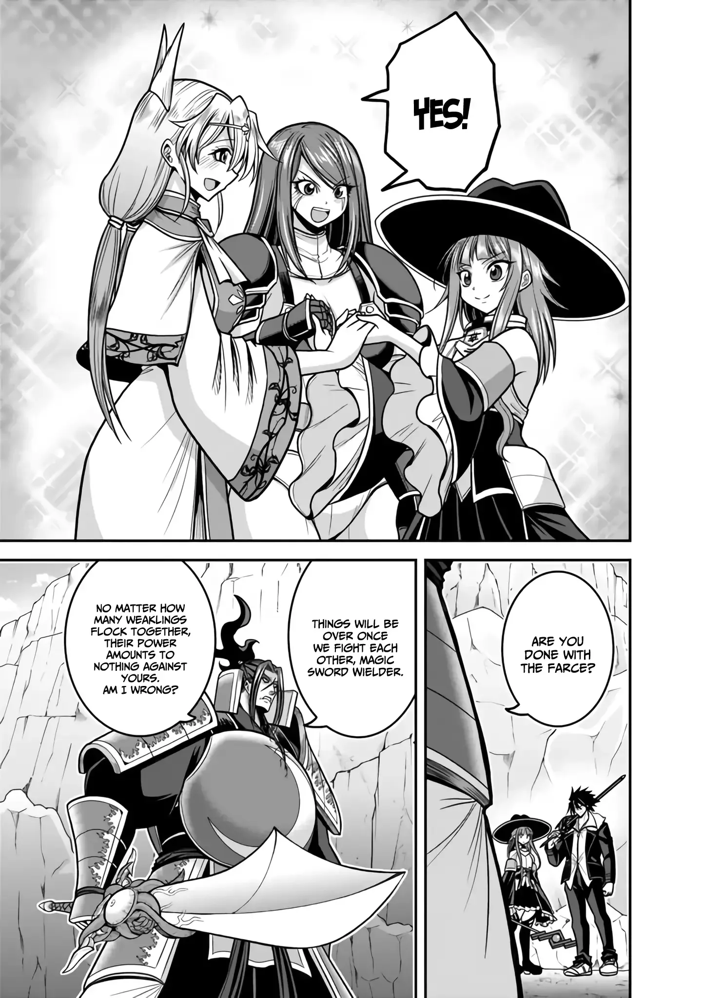 Kujibiki Tokushou Musou Harem-ken Chapter 47 page 33