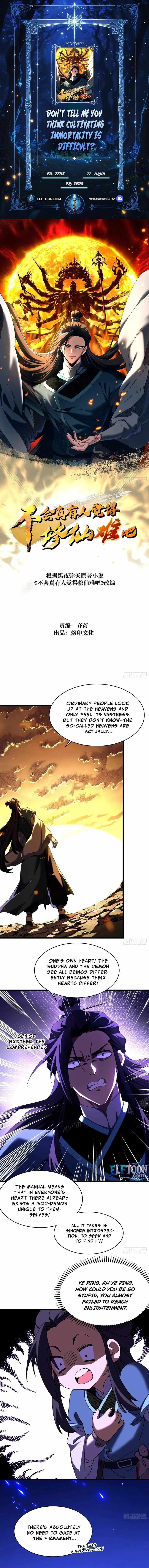 Don’t Tell Me You Think Cultivating Immortality Is Difficult? Chapter 16 page 2