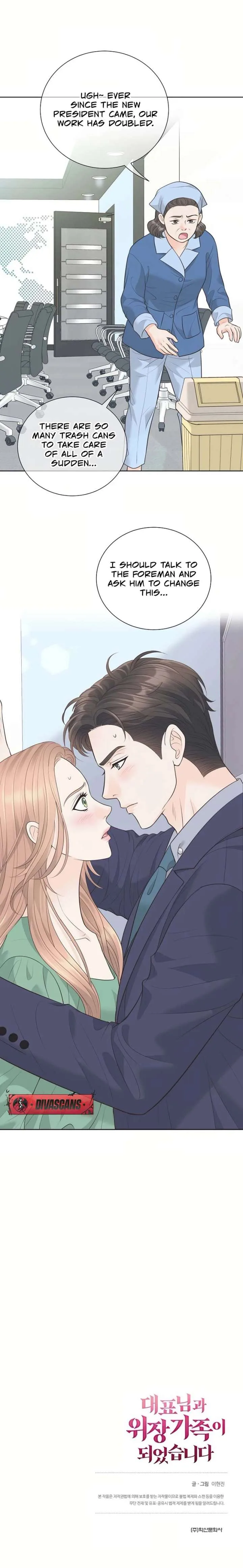 I Became a Fake Family With My Boss Chapter 18 page 11