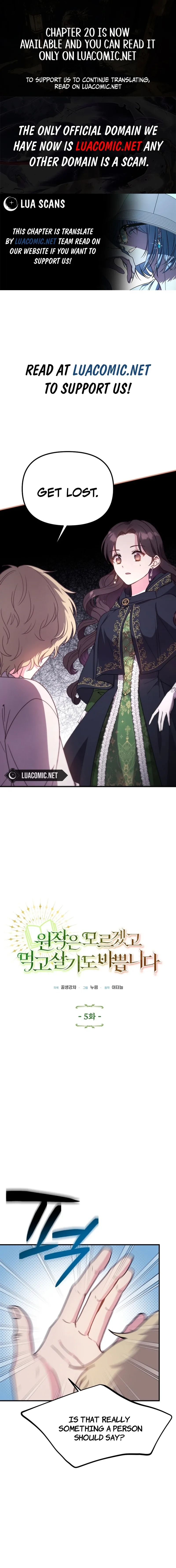 I don’t know the original, I’m too busy trying to make a living Chapter 5 page 2