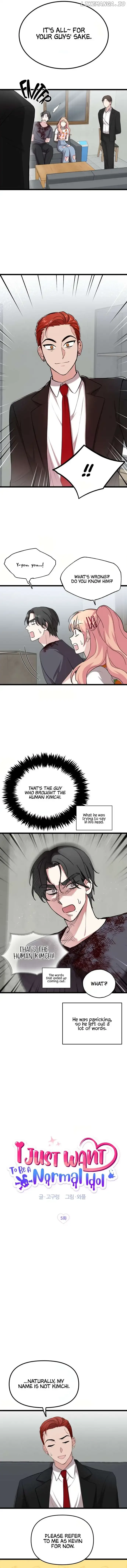 I Just Want to Be a Normal Idol Chapter 5 page 4