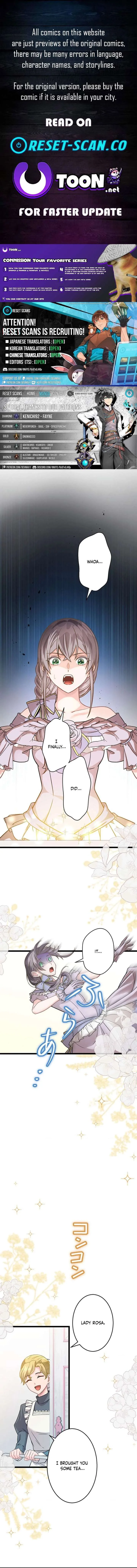 I Schemed to Escape a Political Marriage and Somehow Became the Villainess Chapter 17 page 1