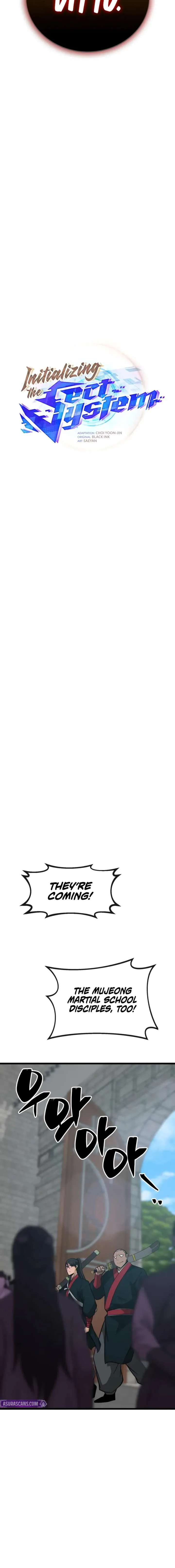 Initializing the Sect System Chapter 19 page 7