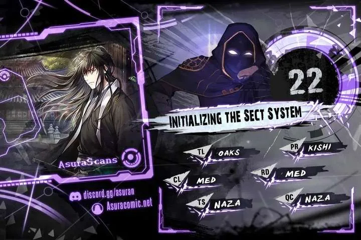 Initializing the Sect System Chapter 22 page 2