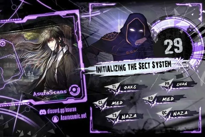Initializing the Sect System Chapter 29 page 1