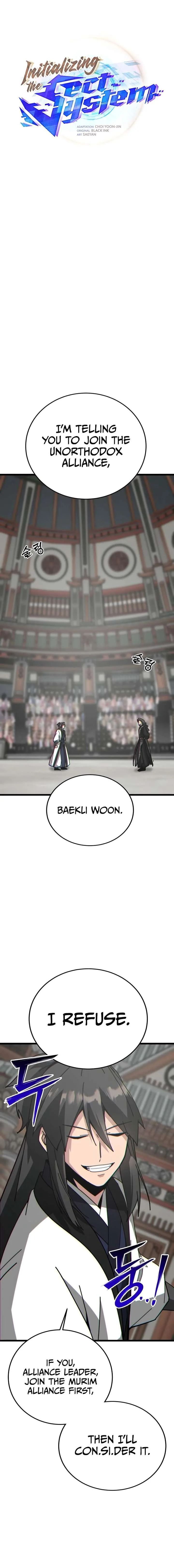 Initializing the Sect System Chapter 31 page 12