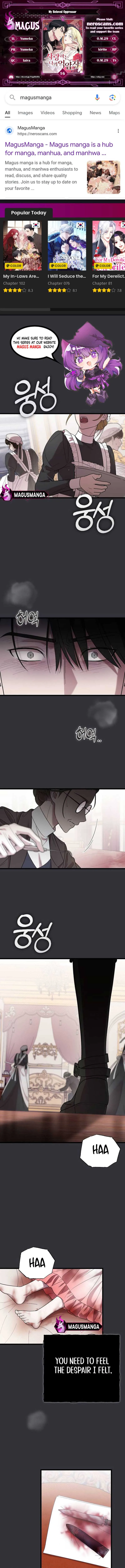 My Beloved Oppressor Chapter 16 page 2